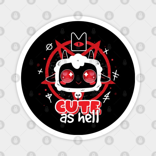 Cute as hell Magnet by jessycroft